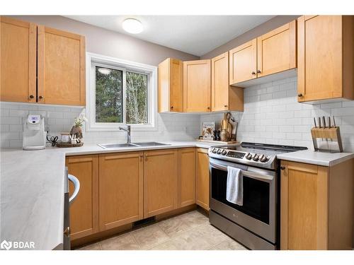 35 Parkway Avenue, Nobel, ON - Indoor Photo Showing Kitchen With Double Sink
