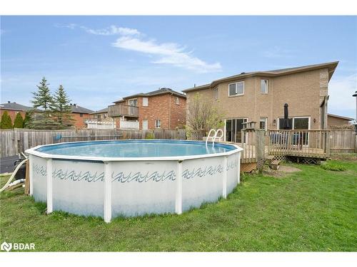 106 Bourbon Circle, Barrie, ON - Outdoor With Above Ground Pool With Backyard With Exterior