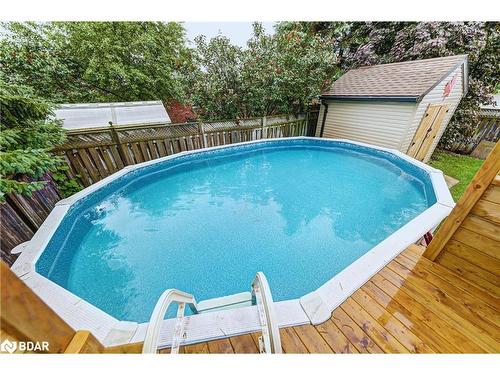 19 Allsop Crescent, Barrie, ON - Outdoor With Above Ground Pool With Backyard