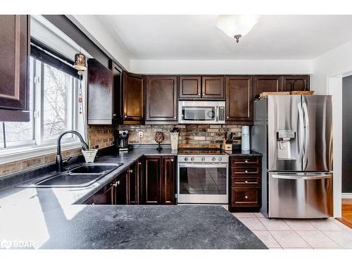11 Victoria Street E, Cookstown, ON - Indoor Photo Showing Kitchen With Double Sink