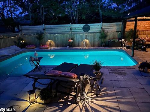 19 Mcavoy Drive, Barrie, ON - Outdoor With In Ground Pool With Backyard