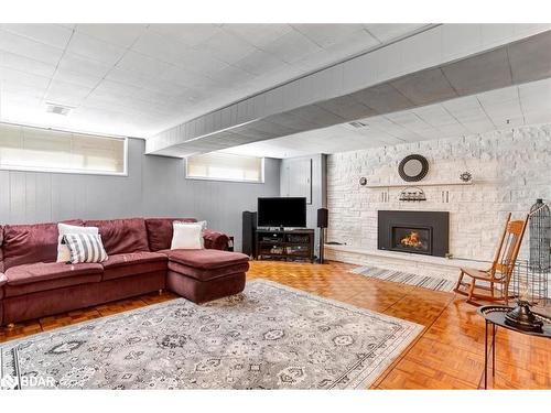 32 Cynthia Court, Barrie, ON - Indoor With Fireplace