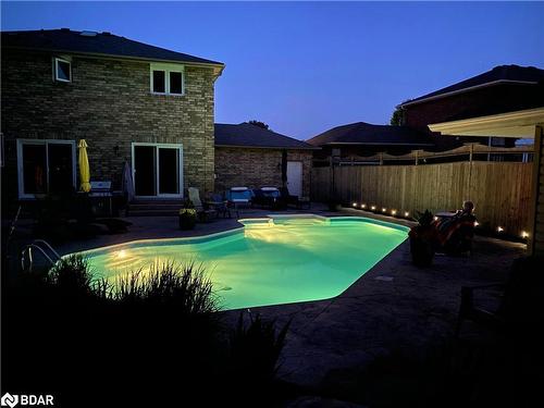 36 Crompton Drive, Barrie, ON - Outdoor With In Ground Pool With Backyard