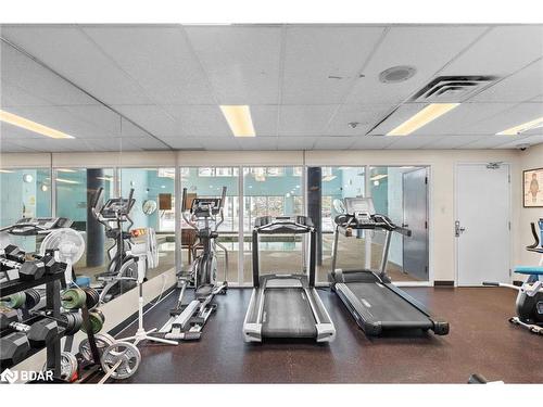 808-65 Ellen Street, Barrie, ON - Indoor Photo Showing Gym Room