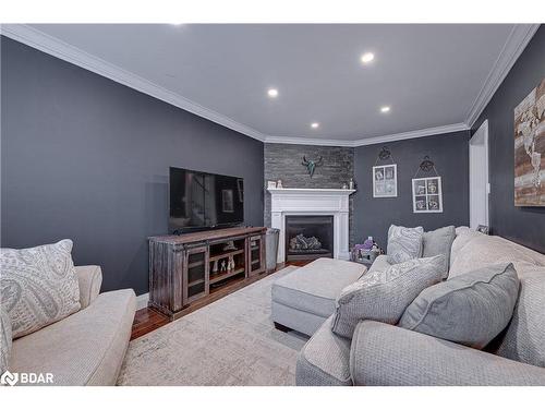 92 Golden Meadow Road, Barrie, ON - Indoor With Fireplace