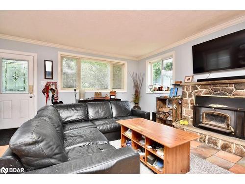 54 Tyndale Road, Barrie, ON - Indoor Photo Showing Living Room With Fireplace