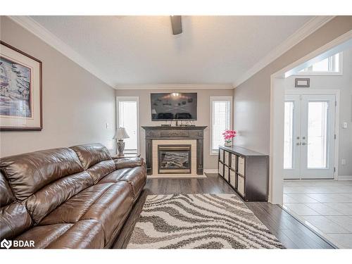 89 Knupp Road, Barrie, ON - Indoor Photo Showing Living Room With Fireplace