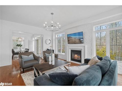 2 Turner Drive, Barrie, ON - Indoor Photo Showing Living Room With Fireplace