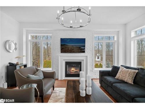 2 Turner Drive, Barrie, ON - Indoor Photo Showing Living Room With Fireplace