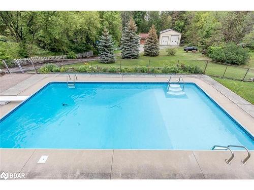 2160 Snow Valley Road, Springwater, ON - Outdoor With In Ground Pool With Backyard