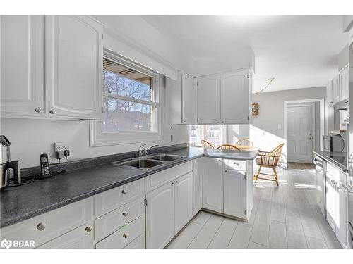 2160 Snow Valley Road, Springwater, ON - Indoor Photo Showing Kitchen With Double Sink