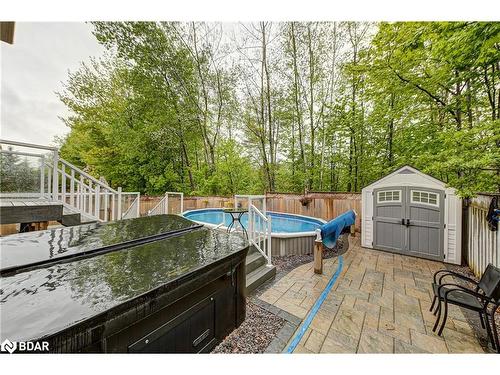 95 Nicholson Drive, Barrie, ON - Outdoor With Above Ground Pool