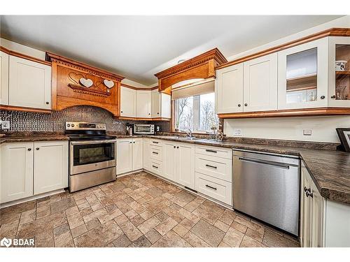 3472 Monck Road, Ramara, ON - Indoor Photo Showing Kitchen With Double Sink
