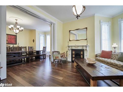 98 Church Street, Bowmanville, ON - Indoor Photo Showing Living Room With Fireplace