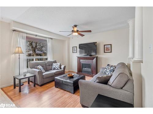 1174 Andrade Lane, Innisfil, ON - Indoor Photo Showing Living Room With Fireplace