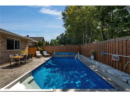 12 Pacific Avenue, Barrie, ON - Outdoor With In Ground Pool With Deck Patio Veranda With Backyard