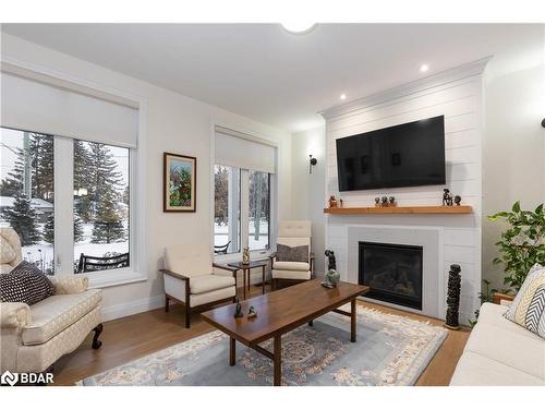203 Montgomery Drive, Barrie, ON - Indoor Photo Showing Living Room With Fireplace