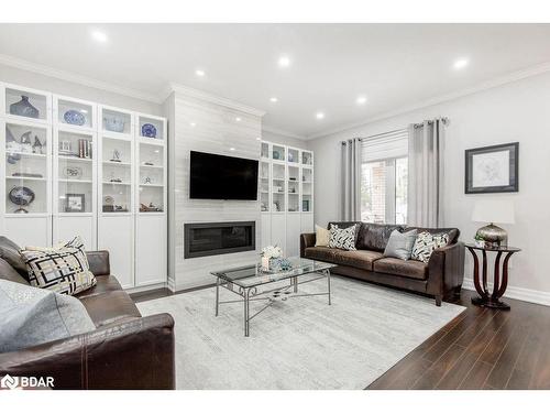 32 Natures Trail, Wasaga Beach, ON - Indoor Photo Showing Living Room With Fireplace