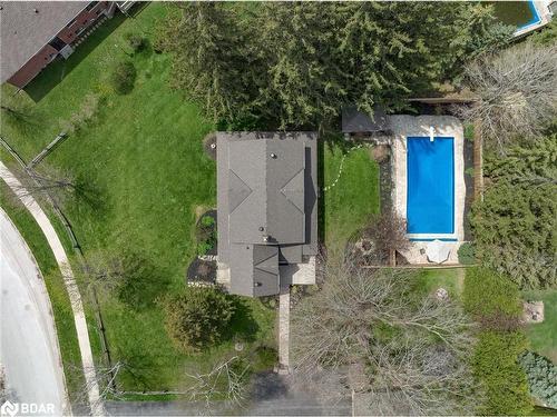 204 Spruce Crescent, Barrie, ON - Outdoor With In Ground Pool With View