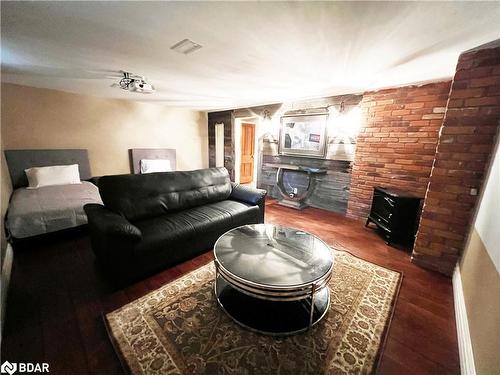 359 Cox Mill Road, Barrie, ON - Indoor Photo Showing Living Room With Fireplace