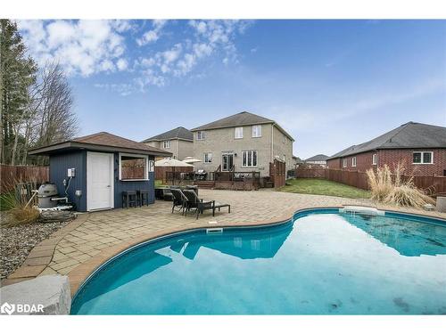 920 Booth Avenue, Innisfil, ON - Outdoor With In Ground Pool With Deck Patio Veranda With Backyard With Exterior