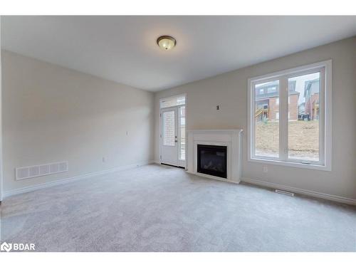 2962 Monarch Drive, Orillia, ON - Indoor Photo Showing Living Room With Fireplace