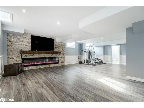9 Copeland Crescent, Cookstown, ON - Indoor Photo Showing Other Room With Fireplace