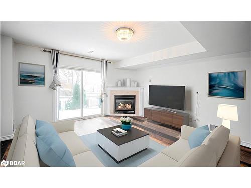 14 Revelstoke Court, Barrie, ON - Indoor Photo Showing Living Room With Fireplace