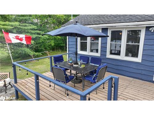 6881 Upper Big Chute Road, Coldwater, ON - Outdoor With Deck Patio Veranda With Exterior