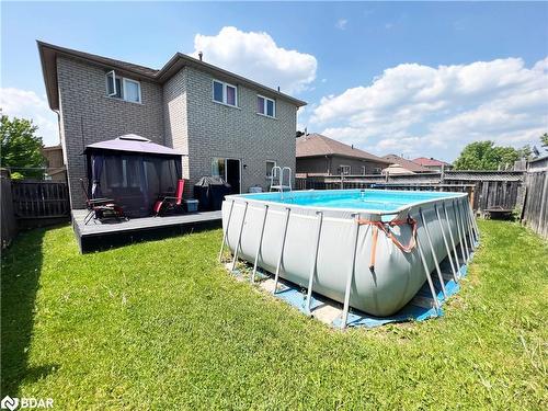57 Penvill Trail, Barrie, ON - Outdoor With Above Ground Pool With Backyard With Exterior