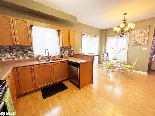 57 Penvill Trail, Barrie, ON - Indoor Photo Showing Kitchen With Double Sink