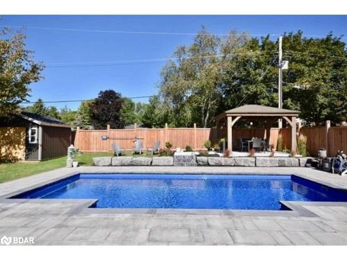 1279 St. Vincent Street Street, Midhurst, ON - Outdoor With In Ground Pool With Backyard