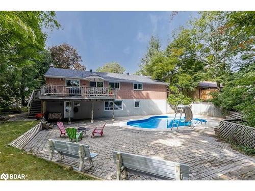27 Shirley Avenue, Barrie, ON - Outdoor With In Ground Pool With Deck Patio Veranda