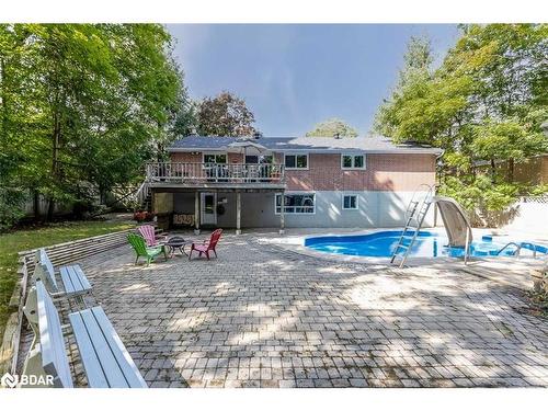 27 Shirley Avenue, Barrie, ON - Outdoor With In Ground Pool With Deck Patio Veranda