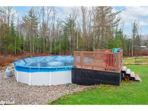 2373 Fairgrounds Road, Washago, ON - Outdoor With Above Ground Pool With Backyard