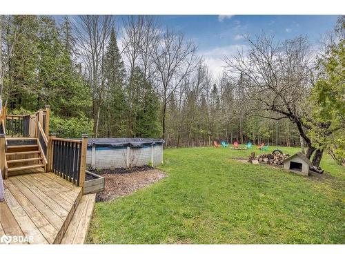1474 Gill Road, Midhurst, ON - Outdoor With Above Ground Pool With Backyard