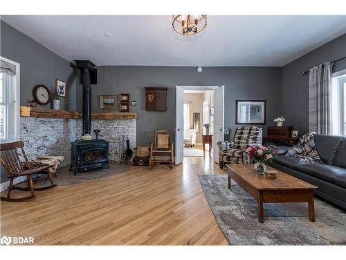 204 Rowanwood Road, Huntsville, ON - Indoor Photo Showing Living Room With Fireplace
