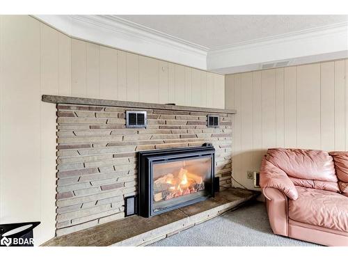 16 Lay Street, Barrie, ON - Indoor Photo Showing Living Room With Fireplace