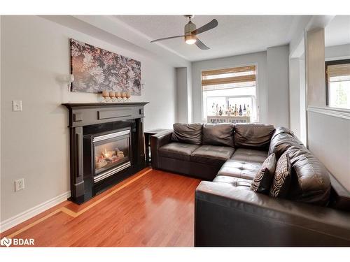 63 Hawkins Drive, Barrie, ON - Indoor Photo Showing Living Room With Fireplace
