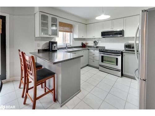 63 Hawkins Drive, Barrie, ON - Indoor Photo Showing Kitchen With Double Sink
