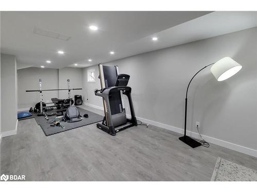 63 Hawkins Drive, Barrie, ON - Indoor Photo Showing Gym Room