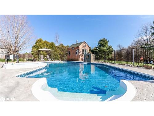 3 St Patricks Drive, Phelpston, ON - Outdoor With In Ground Pool With Backyard