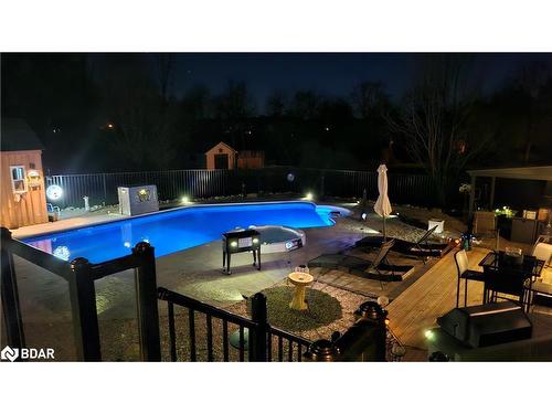 3 St Patricks Drive, Phelpston, ON - Outdoor With In Ground Pool With Backyard