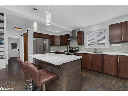 48 Ninth Street, Collingwood, ON - Indoor Photo Showing Kitchen With Double Sink