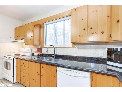 1 Blue Jay Court, Tiny, ON - Indoor Photo Showing Kitchen With Double Sink