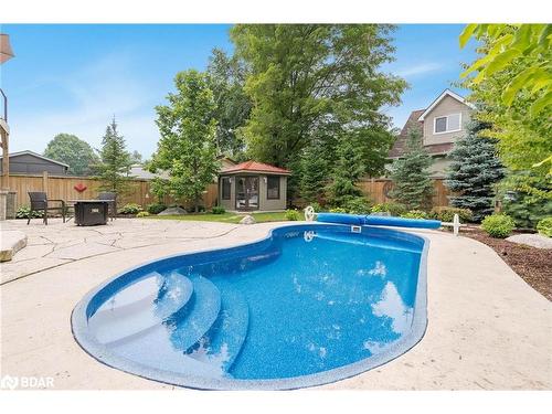 92 Nelson Street, Barrie, ON - Outdoor With In Ground Pool With Backyard