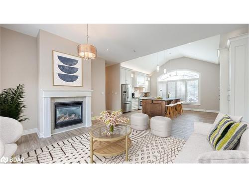 392 Cox Mill Road, Barrie, ON - Indoor Photo Showing Living Room With Fireplace