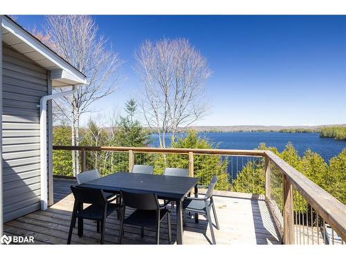 1029 Magenta Trail, Minden, ON - Outdoor With Body Of Water With Deck Patio Veranda With Exterior