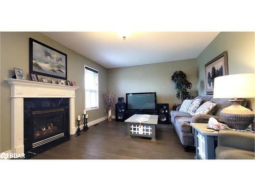 92 Sundew Drive, Barrie, ON - Indoor Photo Showing Living Room With Fireplace