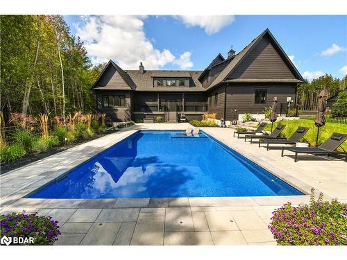 77 Georgian Grande Drive, Oro-Medonte, ON - Outdoor With In Ground Pool With Backyard